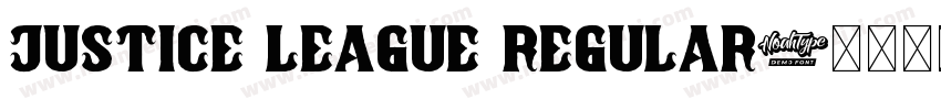 Justice League Regular字体转换